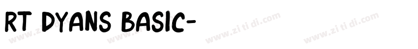 RT Dyans Basic字体转换